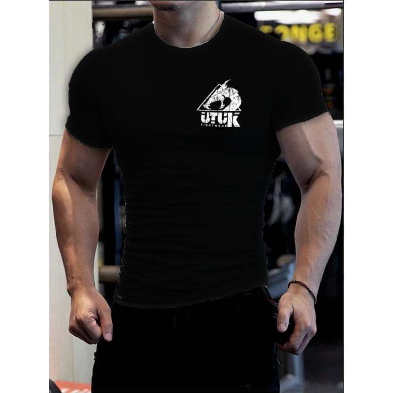 Rashguard Utuk mangas cortas negra/blanco Rashguard Utuk mangas cortas negra/blanco