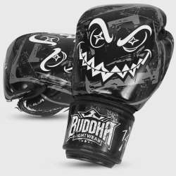 Luvas Buddha creepy pretas de kick boxing