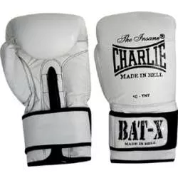 Guanti da boxe Charlie Bat-X bianchi