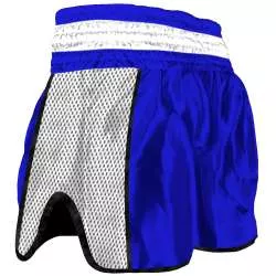 Buddha pantaloni kickboxing retro premium (blu/grigio) 1