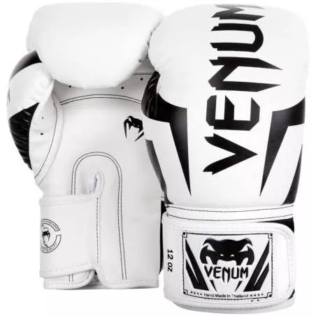 Guantoni da boxe Venum Elite bianco nero