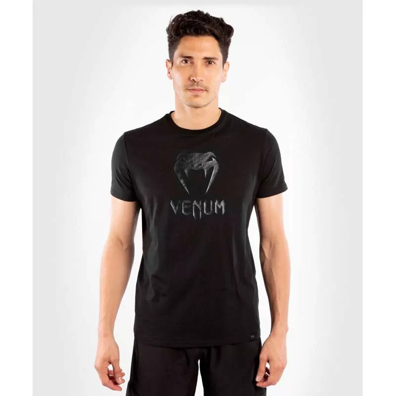 Camiseta classic Venum (negro/negro) Camiseta classic Venum (negro/negro)