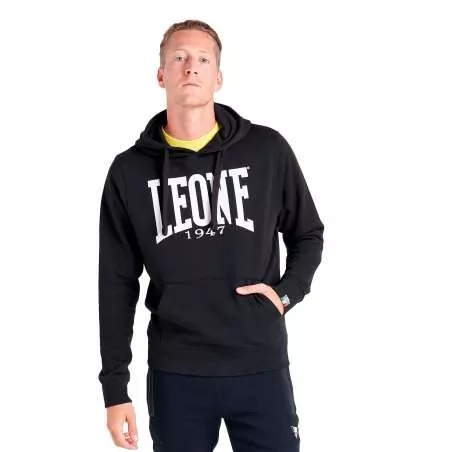 Felpa basic big logo Leone (nero)