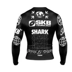 Rashguard nero MMA Shark SKB97 1