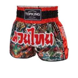TopKing pantaloncini da muay thai 226 (rosso)