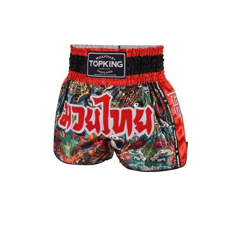 TopKing pantaloncini da muay thai 226 (rosso)