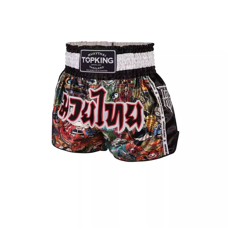 TopKing pantaloncini da muay thai 226 (nero)