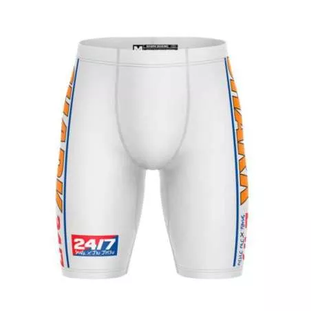 Pantaloncini MMA no gi shark 24/7 bianco