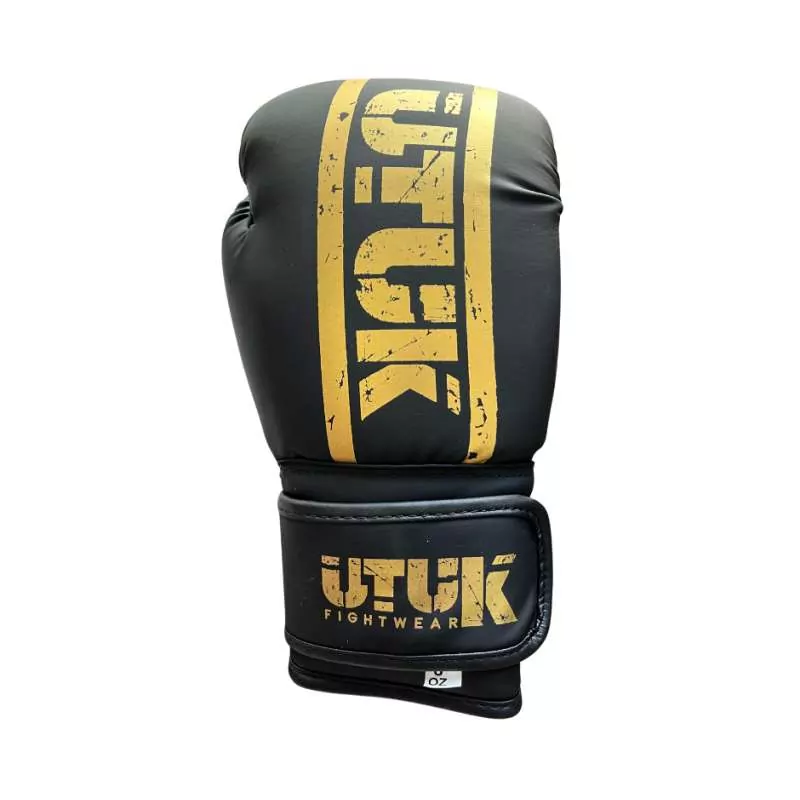 Guanti da boxe per bambini Utuk (nero/oro)