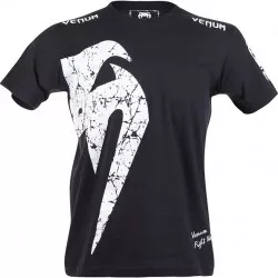 T-shirt Venum Giant nero logo bianco
