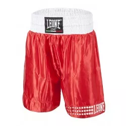 Pantaloni da boxe Leone AB737 (rosso)