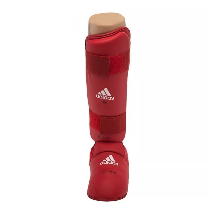 Parastinchi da karate Adidas omologati (rosso) Parastinchi da karate Adidas omologati (rosso)